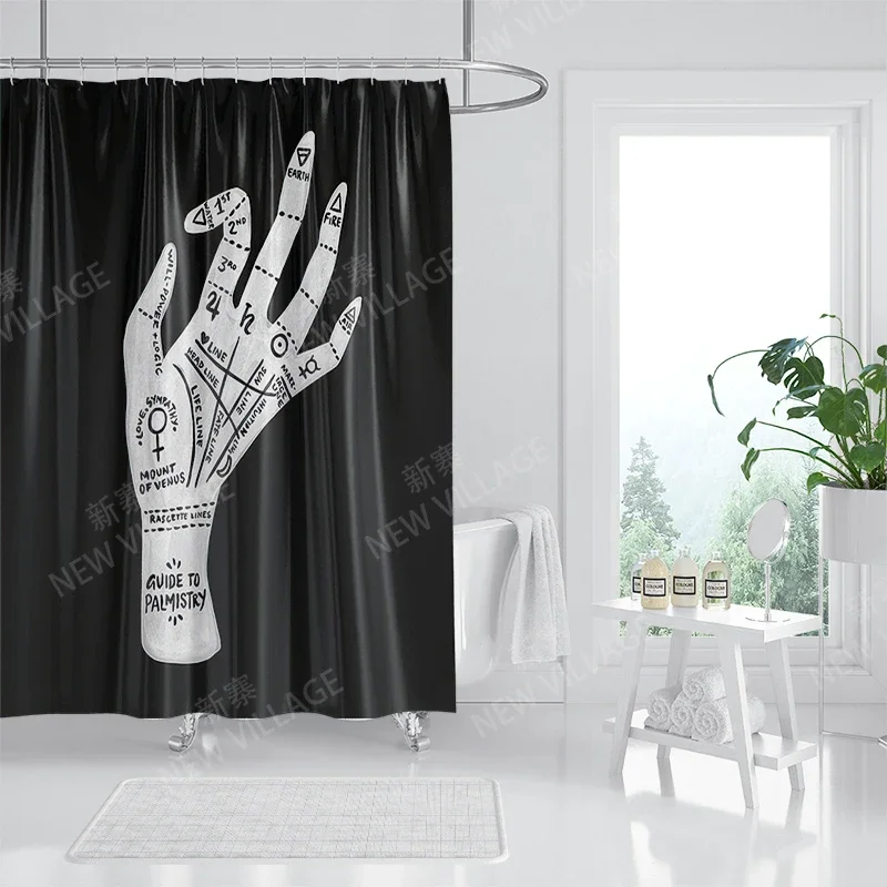 Waterproof fabric shower curtains Bathroom curtain accessories Bath curtain for shower 180x200cm 240*200 anime boho decoration