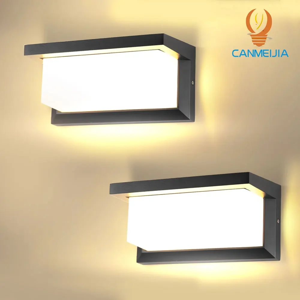 LED Wall Lamp Outdoor Ip45 Waterproof Wall Light 25W Wall Lamp for Bedroom Home Decoration Balcony Garden Interior Wall Lighting