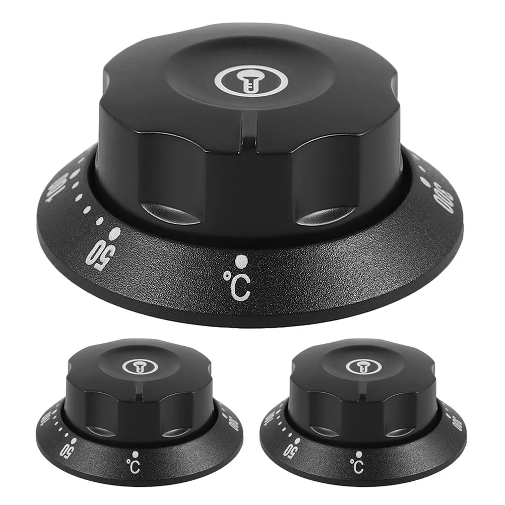 3 قطعة غطاء مقبض موقد ترموستات التحكم في درجة حرارة الفرن متعدد الوظائف دائم استبدال جزء مقبض التحكم في درجة الحرارة #3