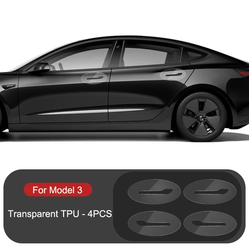 Autotürgriff-Kratzschutzfolie TPU-Film Unsichtbarer Lackschutz-Aufkleber Kompatibel mit Tesla Model 3 Model Y 2017-2025 – Detail 1