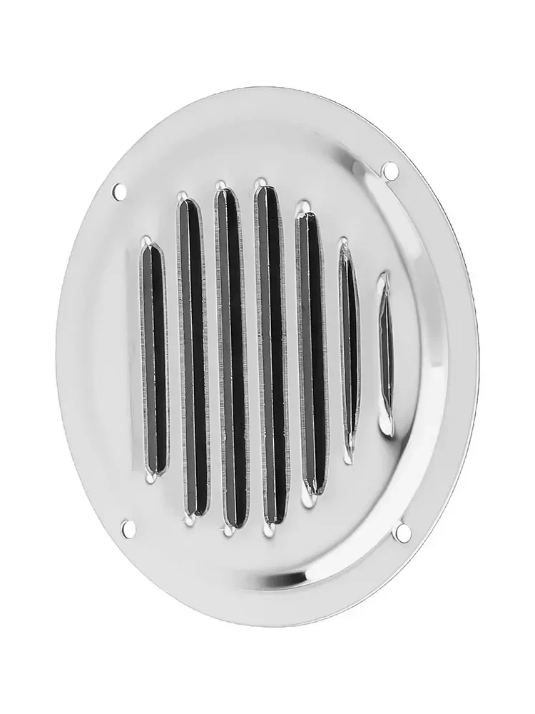 1PC Marine Grade Stainless Steel 316 Boat Marine Round Air Vent Louver Vent Grille Ventilation Louvered Ventilator Grill Cover