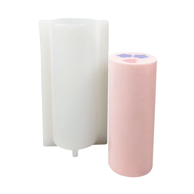 Große Zylinder Silikon Form für Kerze, Die DIY Epoxy Harz Formen Handgemachte Seife Mousse Kuchen Backen Hause Dekoration