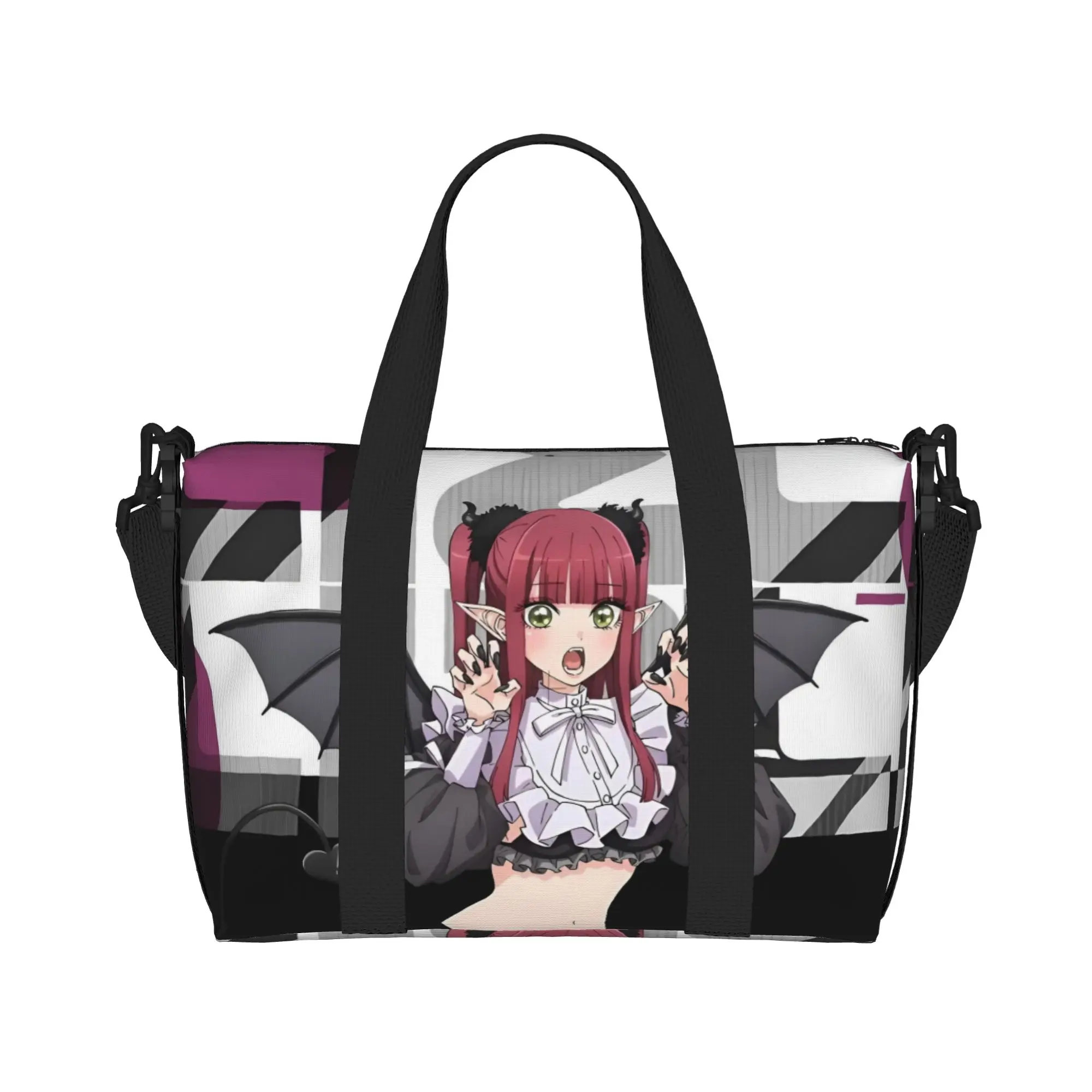 Custom M-My D-Dress U-Up D-Darling Marin Kitagawa Beach Tote Bag Women  Big Compartment Gym Beach Travel Bags