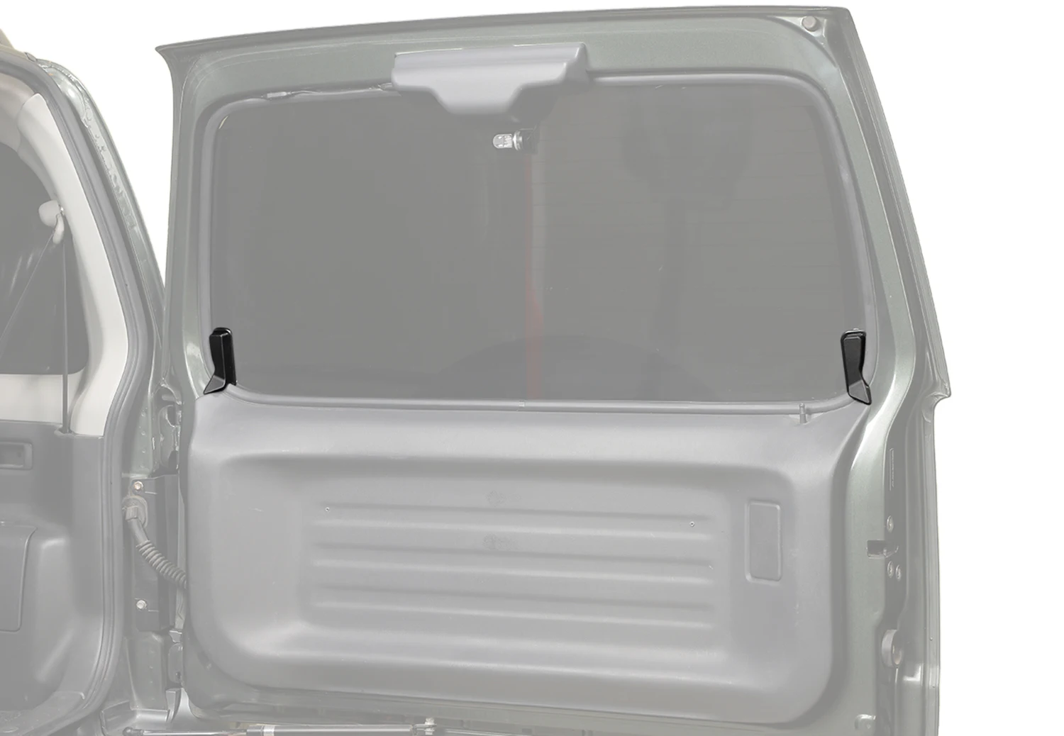 2PCS Car Rear Windshield Heating Wire Protection Cover Trim for Suzuki Jimny JB33 JB43 2007-2017 Interior Mouldings Accessories