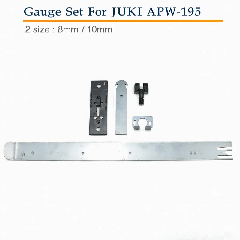 

8mm / 10mm Gauge Set ASM. Fit JUKI APW-195 Pocket Welt Sewing Machine 164-09906 251-37100