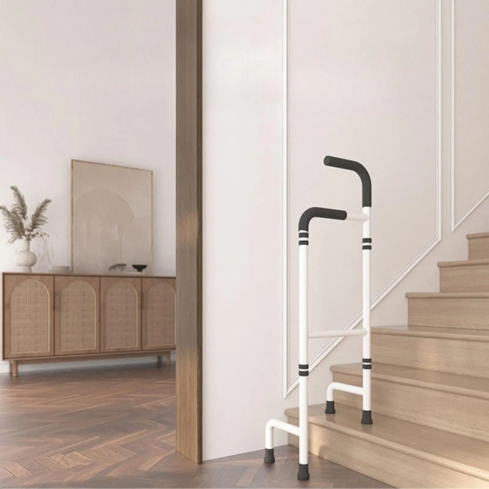 Stair Lift Supports Device with Secure Foam Grip Adjustable Cane for Adults with Hip Knee Pain at Home