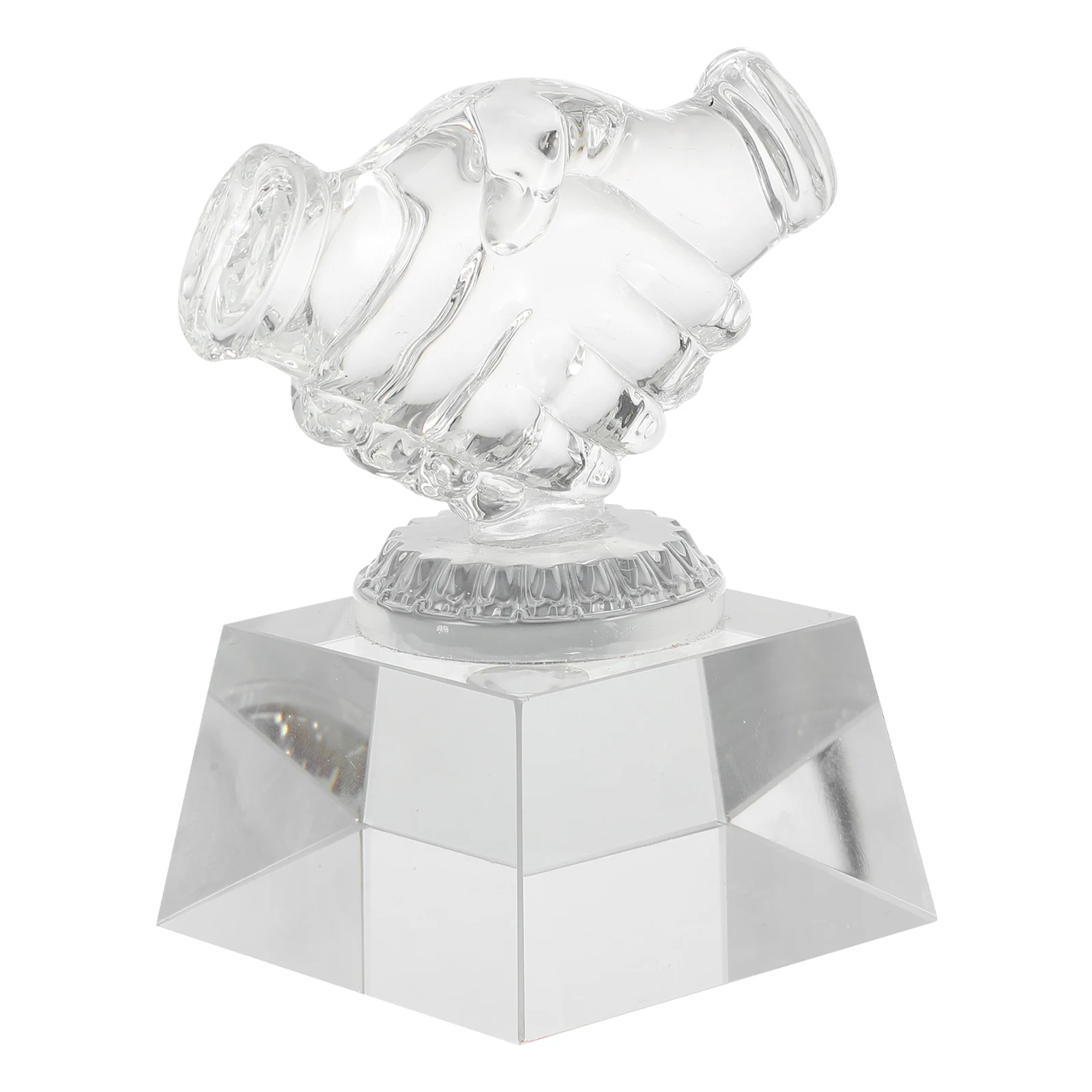 

Delicate Crystal Trophy Transparent Award Trophy for Campus Courtyard Decor Prize Supply Exquisite Craftsmanship Artistic Design