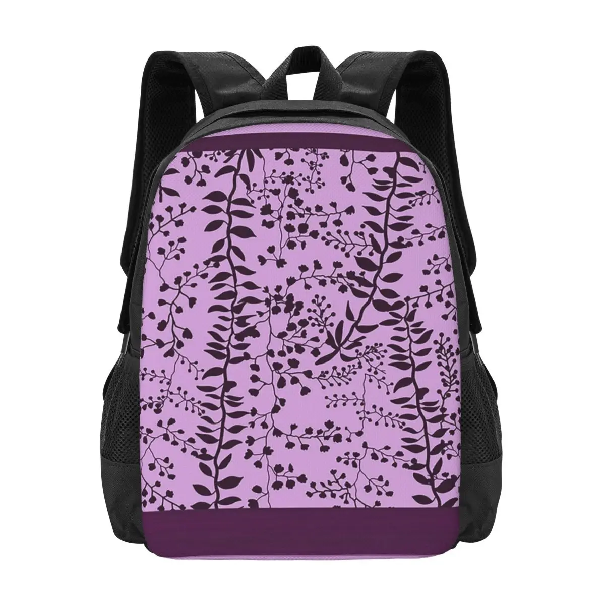 

Bella Swan Lavender Freesia Backpack Hot Sale Daypack Large Capacity Kids BookBag School Bag Shoulder Bags for Men Women