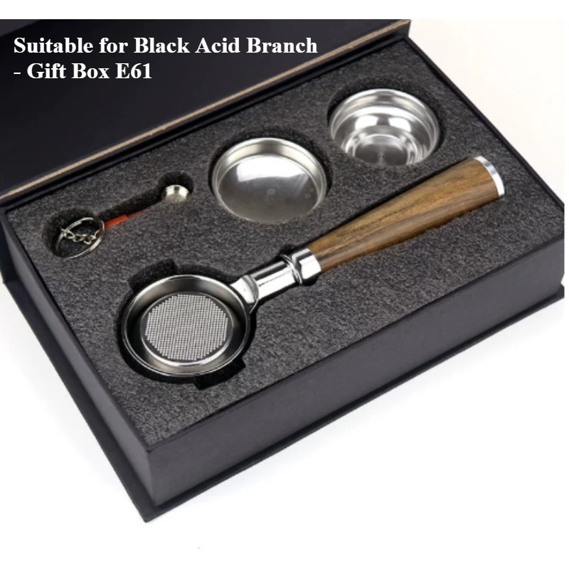 Suitable for Aibao E61 Nova Coffee Machine Without Bottom Wood Handle 58mm Rocket Gemile Accessories EXPOBAR Powder Bowl