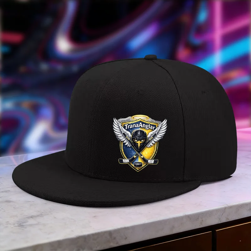 1 Tranaa Angular Print Adjustable Hip-hop Hat, Unisex Outdoor Sports Style, an Ideal Gift for Ice Hockey Games, Outdoor Adventur