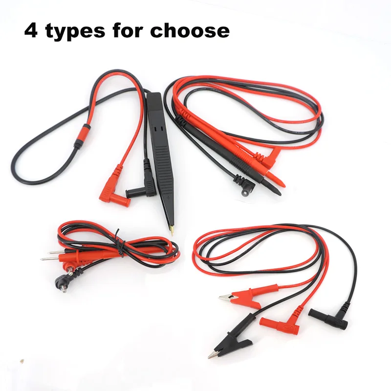 Digital 1000V 2/10/20A Thin Tip Needle Multimeter Multi Meter Test Lead cord Probe Wire Pen Cable Tester 4mm banana end tools R