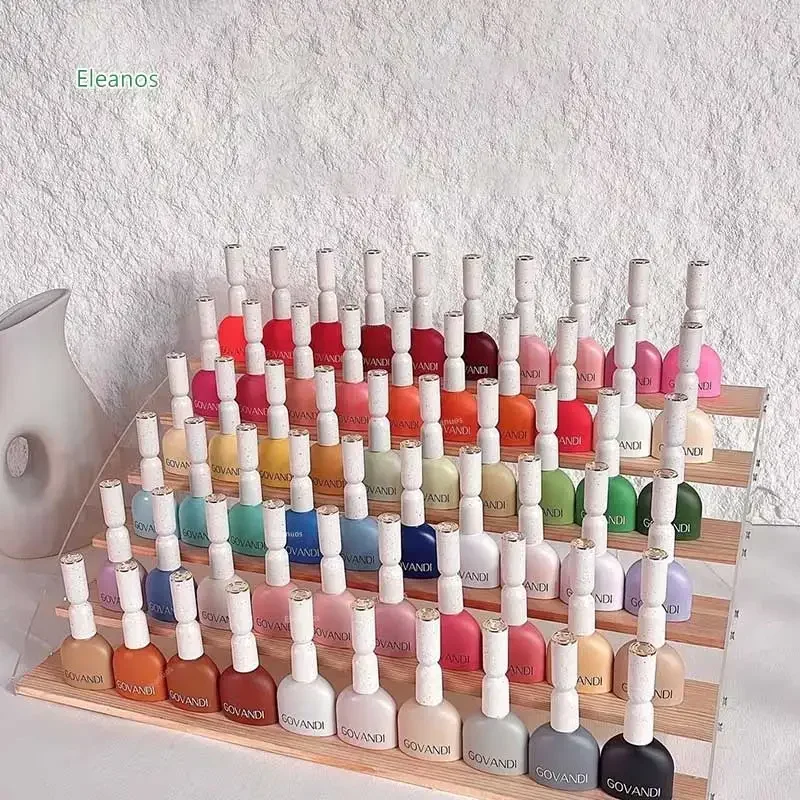 Govandi 15ml Gel Nail Polish Set Nail Supplies Wholesale UV Gel Lacquer With Color Card Nail Art Polish Varnishes Gel 60 Colors