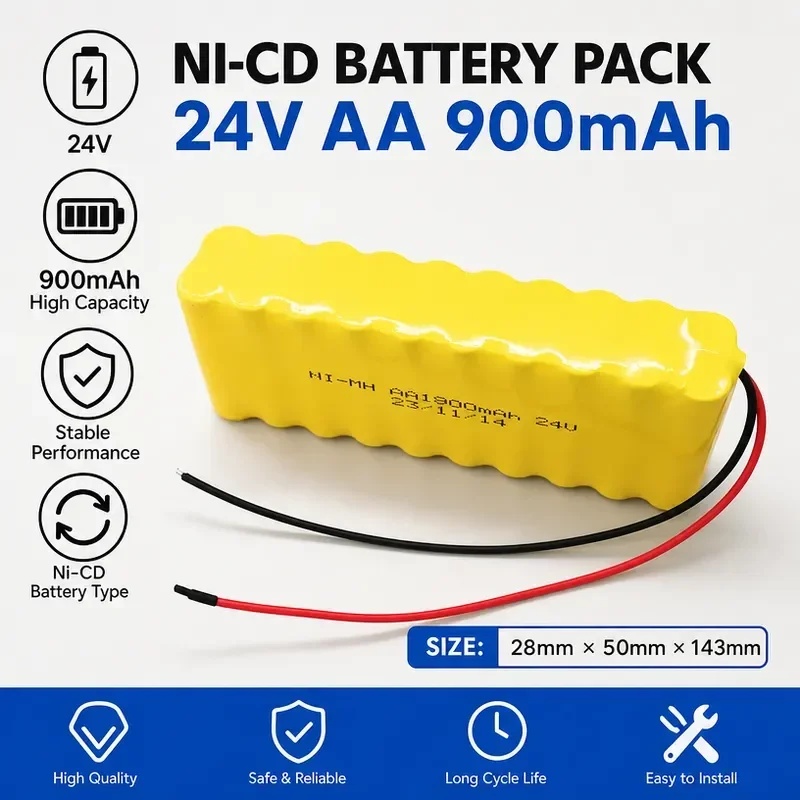 [NEW]  for Hitachi Elevator UA Brake Battery Walkie Talkie Power Failure Emergency NI-CD AA 900mAh 24V