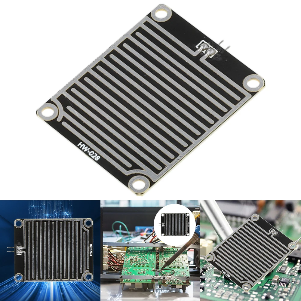 1 PC Raindrop Sensor Module High Sensitivity Raindrop Sensor Board Rain Water Level Sensor Module Electronic Component