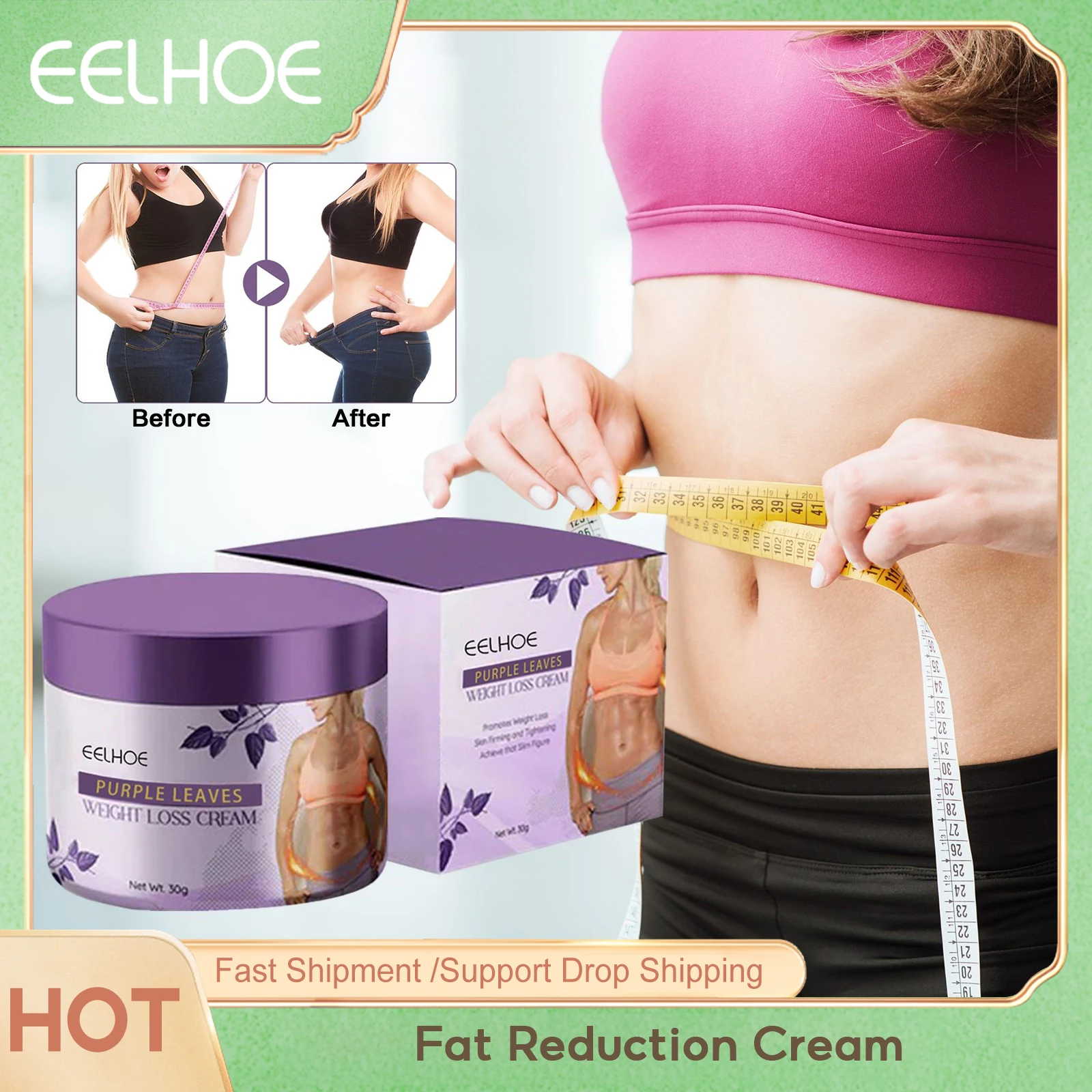 

Fat Reduction Cream Weight Loss Arm Thigh Full Body Slimming Abdomen Fat Burner Tightening Firming Anti Cellulite Massage Cream