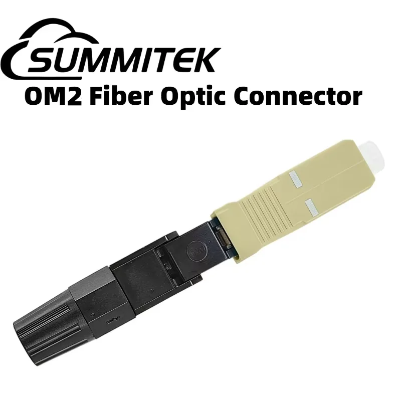 

Summitek SC-OM2 Fiber Optic Quick Connector Patch Cord Fiber Optic Cold Splicing Multimode SC-OM2 Docking Head Carrier-grade