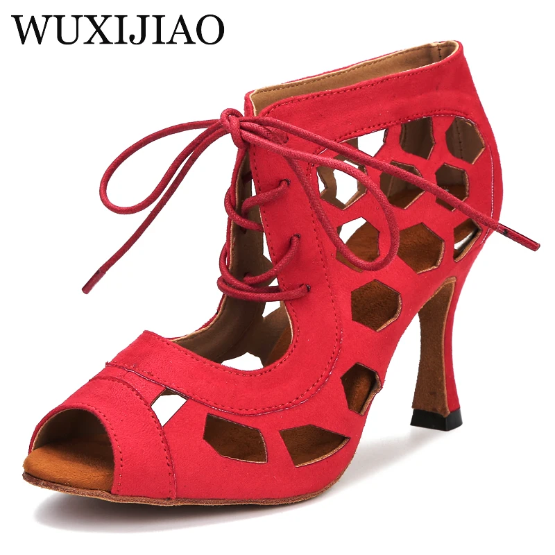 

New latin dance shoes rumba tango salsa dance shoes national standard dance shoes fashion suede