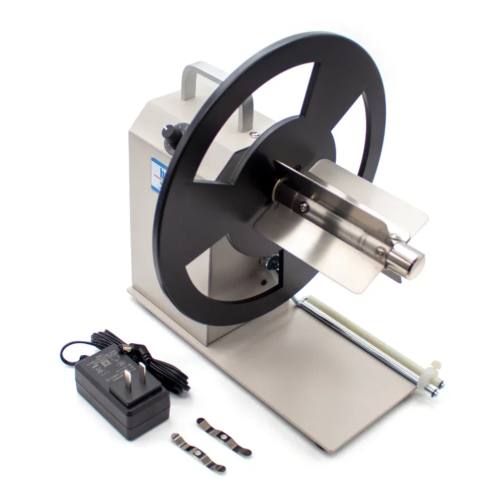 

AC100-240V Automatic Label Rewinder Label Barcode Electric Rewinding Machine Adjustable Speed Direction Width 120MM