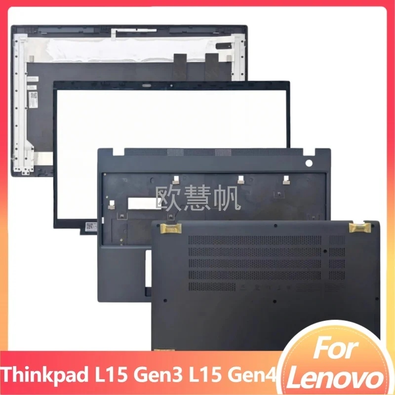 

M New for Thinkpad L15 Gen3 L15 Gen4 Laptop LCD Back Top Cover Front Bezel Keyboard Upper Lower Bottom Case RJ45 Port