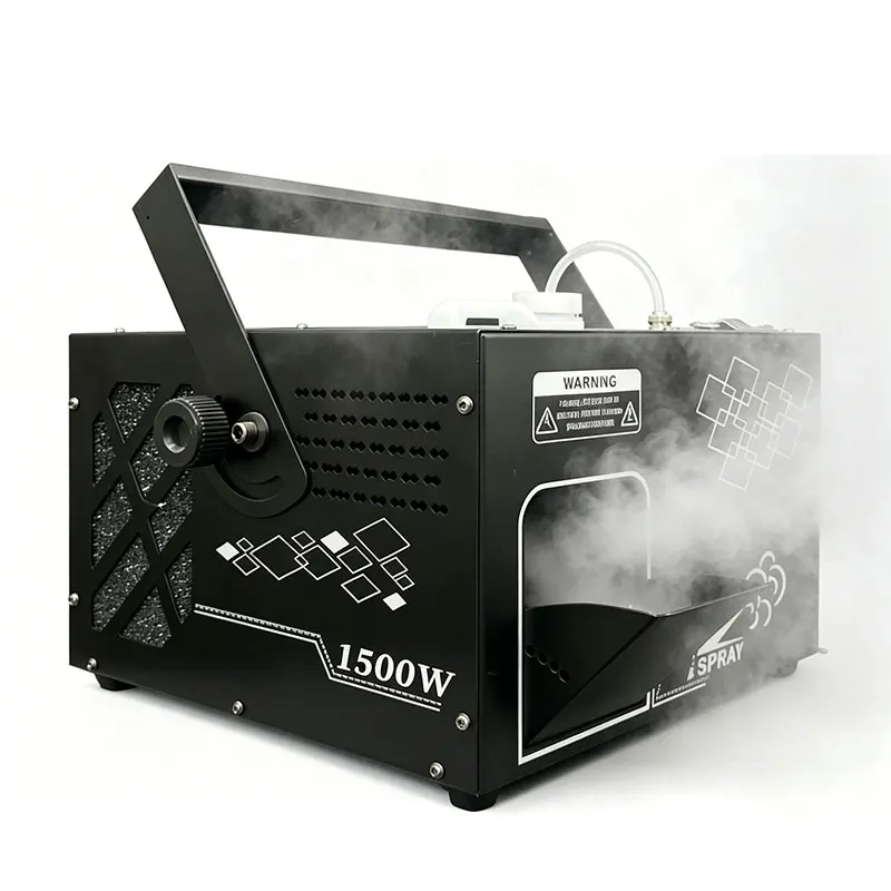 1500W Mini Haze Machine 1CH DMX512 Manual Control for Party Wedding Stage Security AC110-220V Best-Selling Haze Generator
