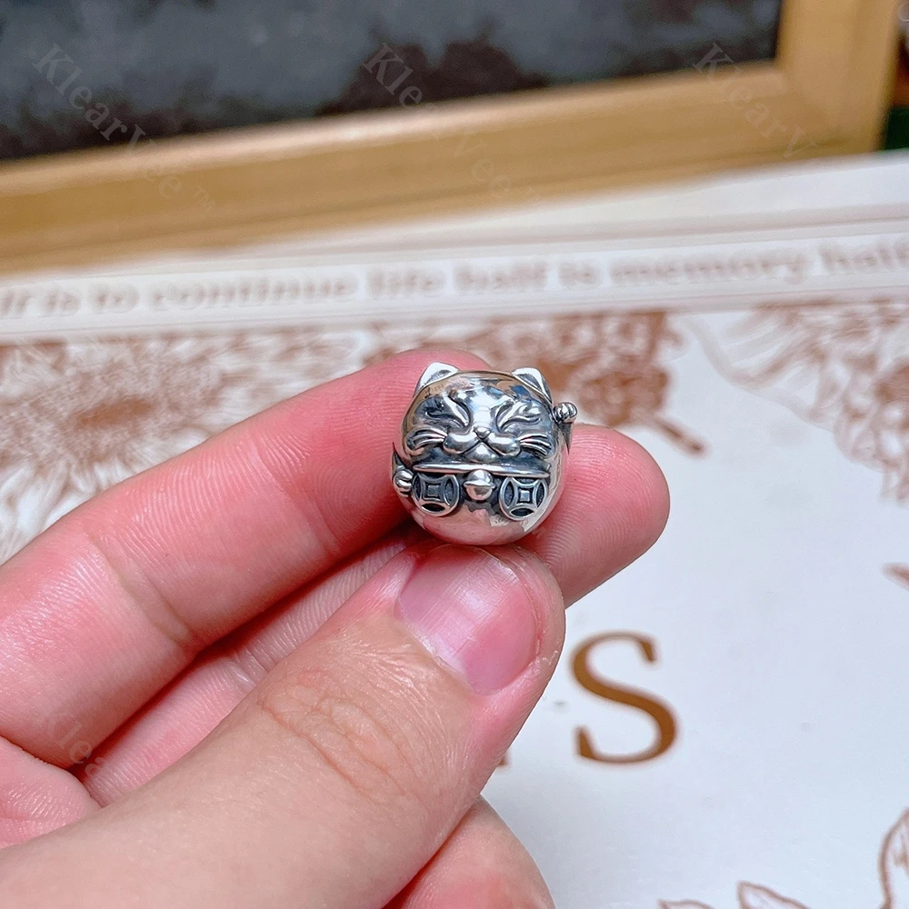 

Lucky Cat S925 креативный паракорд, нож, брелок из бисера, орнамент, подвеска на рюкзак, EDC, подвеска-карта, браслет, аксессуар