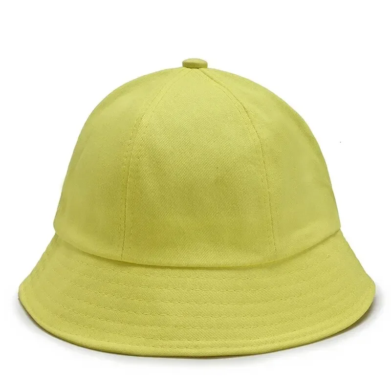 Spring New Children's Bucket Hat, Sunscreen Avisor Hat, Korean Trendy Outdoor Casual Little Yellow Hat, Kindergarten Hat