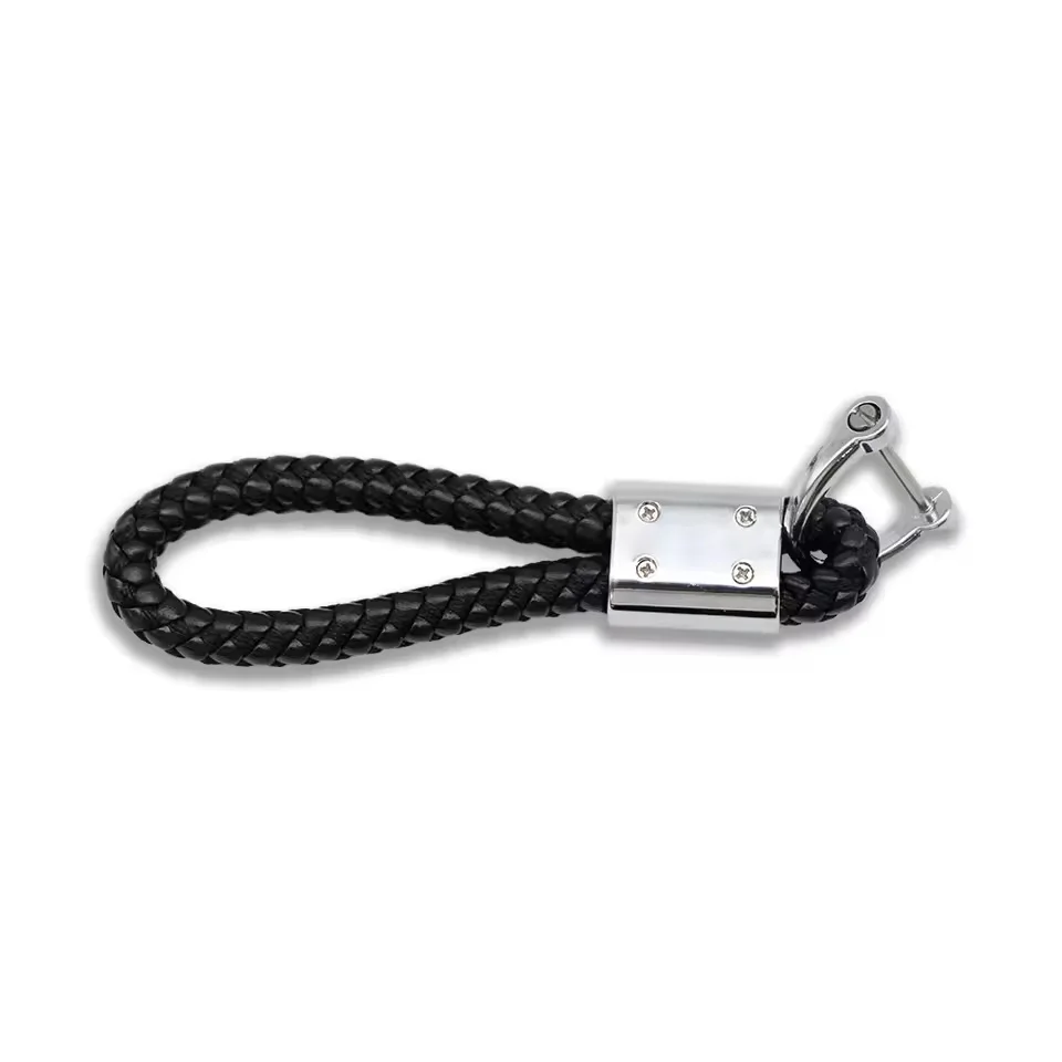 Luxury Leather Car Logo Keychain New Metal/Leather Car Styling Keychain For Jetta Polo Touran Golf Passat Key Accessories