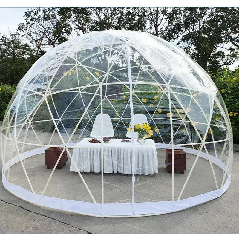 Custom Outdoor Bubble Tent, Transparent Waterproof Tent, Outdoor Double Soccer Tent, Events Party, 5-10 Person