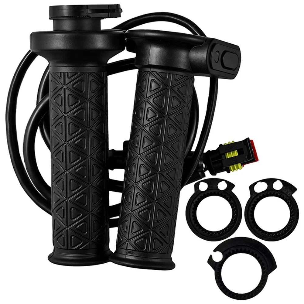 ATV and Motorcycle Heated Handlebar Grips with Waterproof Protection and Ergonomic Design for Comfortable Cold Weather Riding