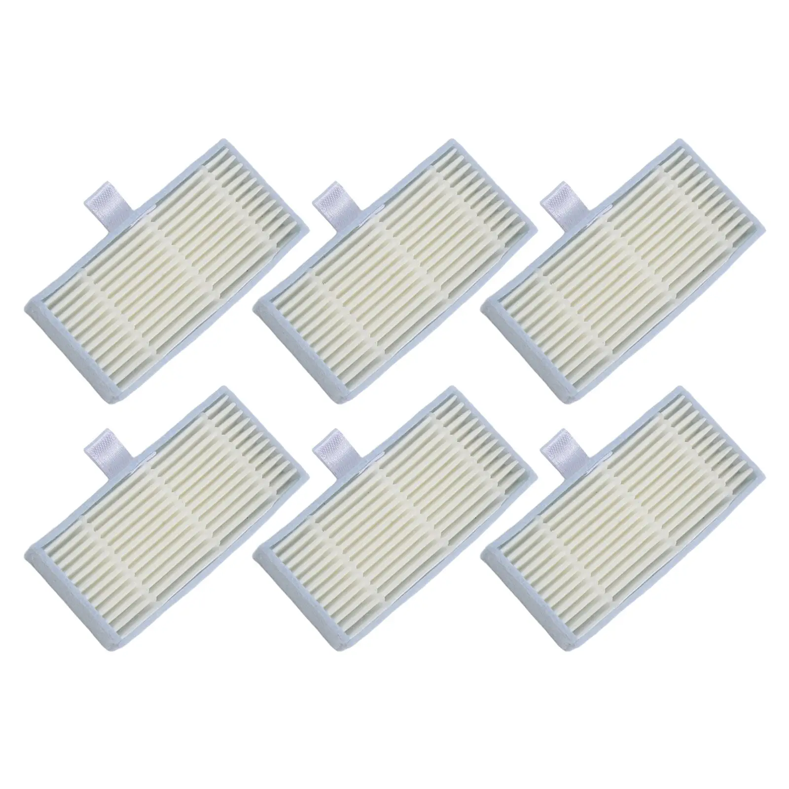 Accessory for Air Purifying Filter Robot Vacuum Accessory 6 Pieces Included Non-breakable Design Easy Installation