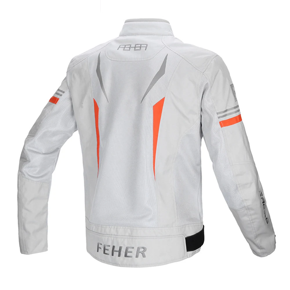 سترة دراجة نارية عاكسة للرجال ، سترة موتوكروس ، شبكة ، مقاومة للرياح ، تنفس ، ركوب ، صيف ، جديد