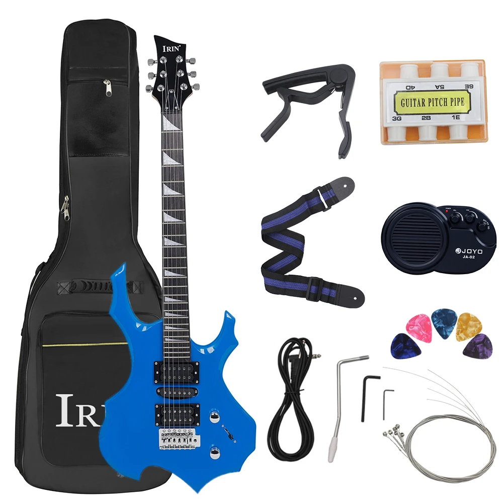 

IRIN 6 Strings Electric Guitar 24 Frets Maple Body Neck Electric Guitar Guitarra With Bag Strap Amp Guitar Parts & Accessories