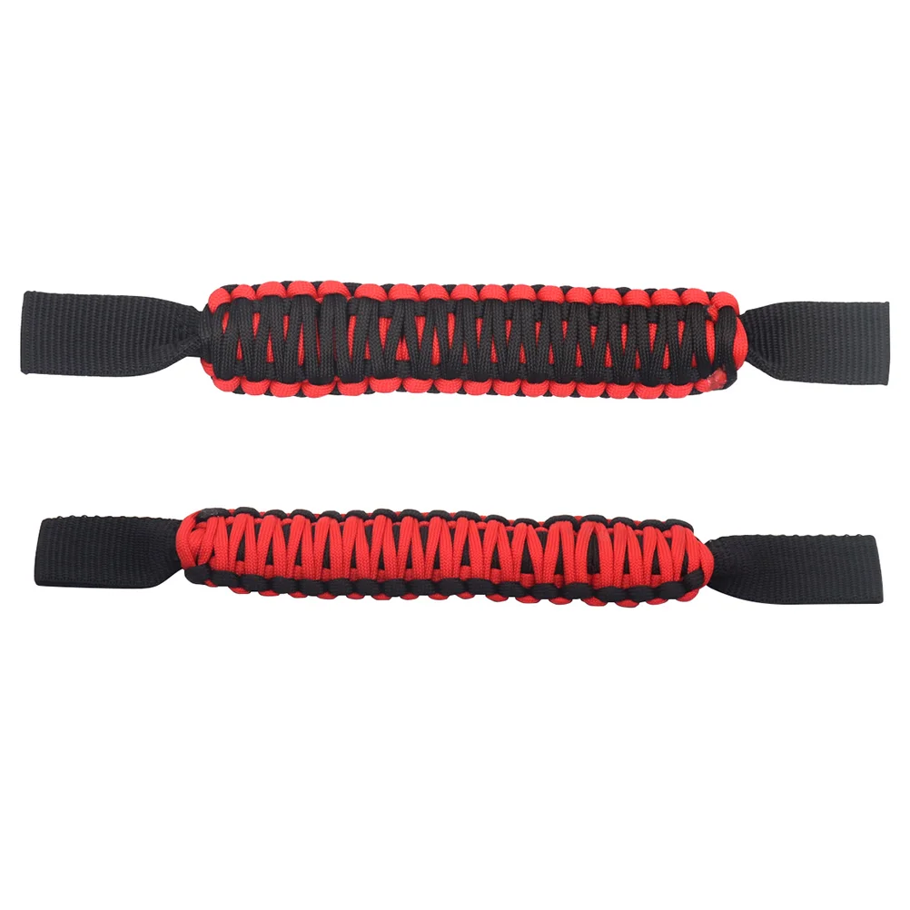 

2 Pcs Headrest Grab Handle Seat Passenger Handles Liner Oxford Cloth Nylon Safety Back Handrails