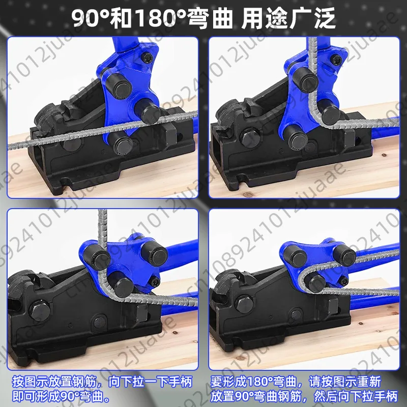 Rebar Cutter Threaded Steel Bending Shear Machine Rebar Bar Iron Rod Bending Shearing Tool