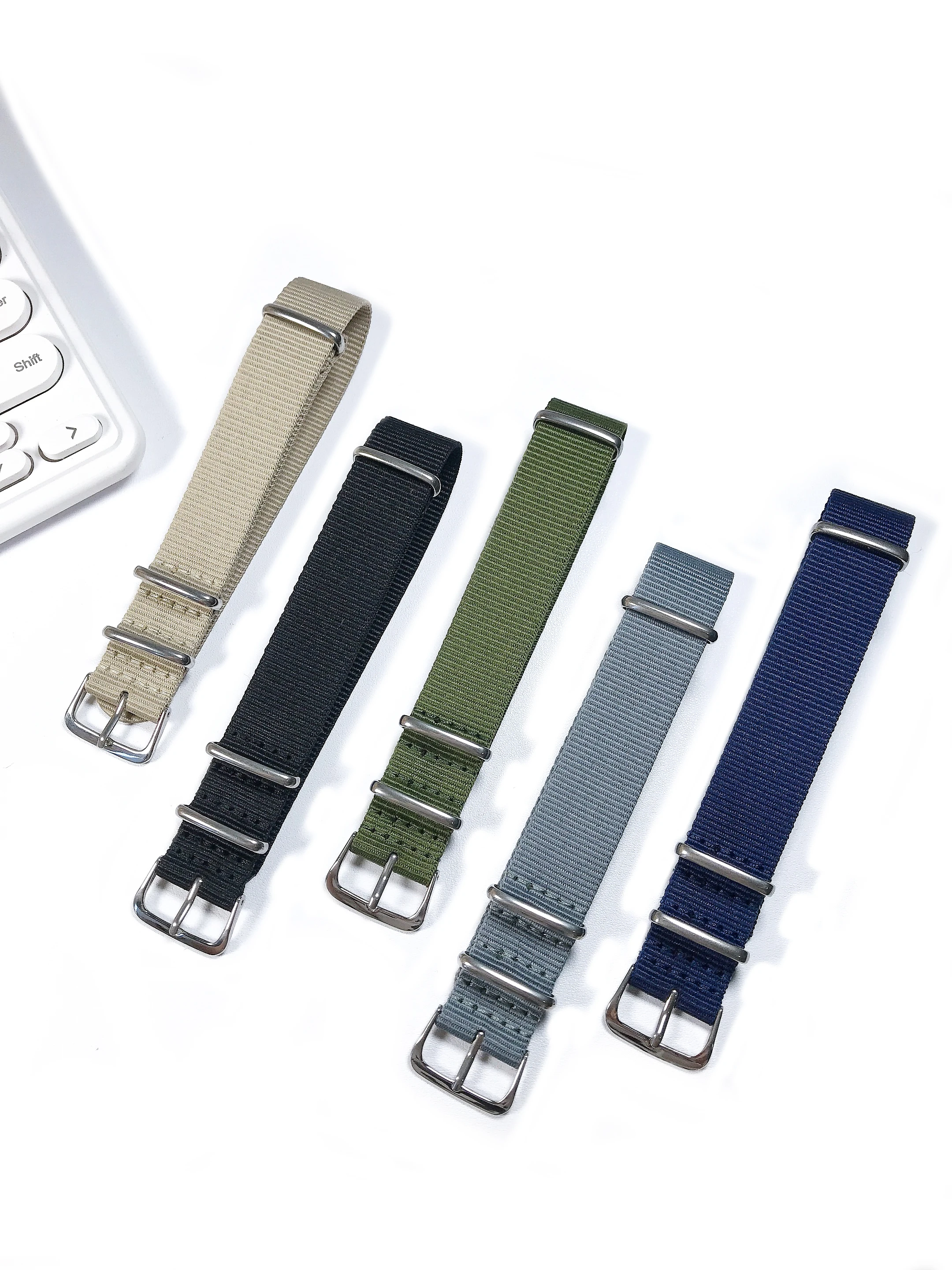 Klassisches Armband aus ballistischem Nylon für NATO-Armbänder, 18 mm, 20 mm, 22 mm, Armee-Sportarmband, Gürtelzubehör, Dropshipping – Detail 1