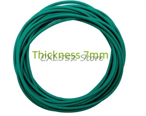 1Pc  ID 16/26/30/33/34/35/37/41/46/48/49/52/53/55/56~98/100/101x7mm Green FKM Fluorine Rubber O-Ring Sealing Ring Washer Gasket