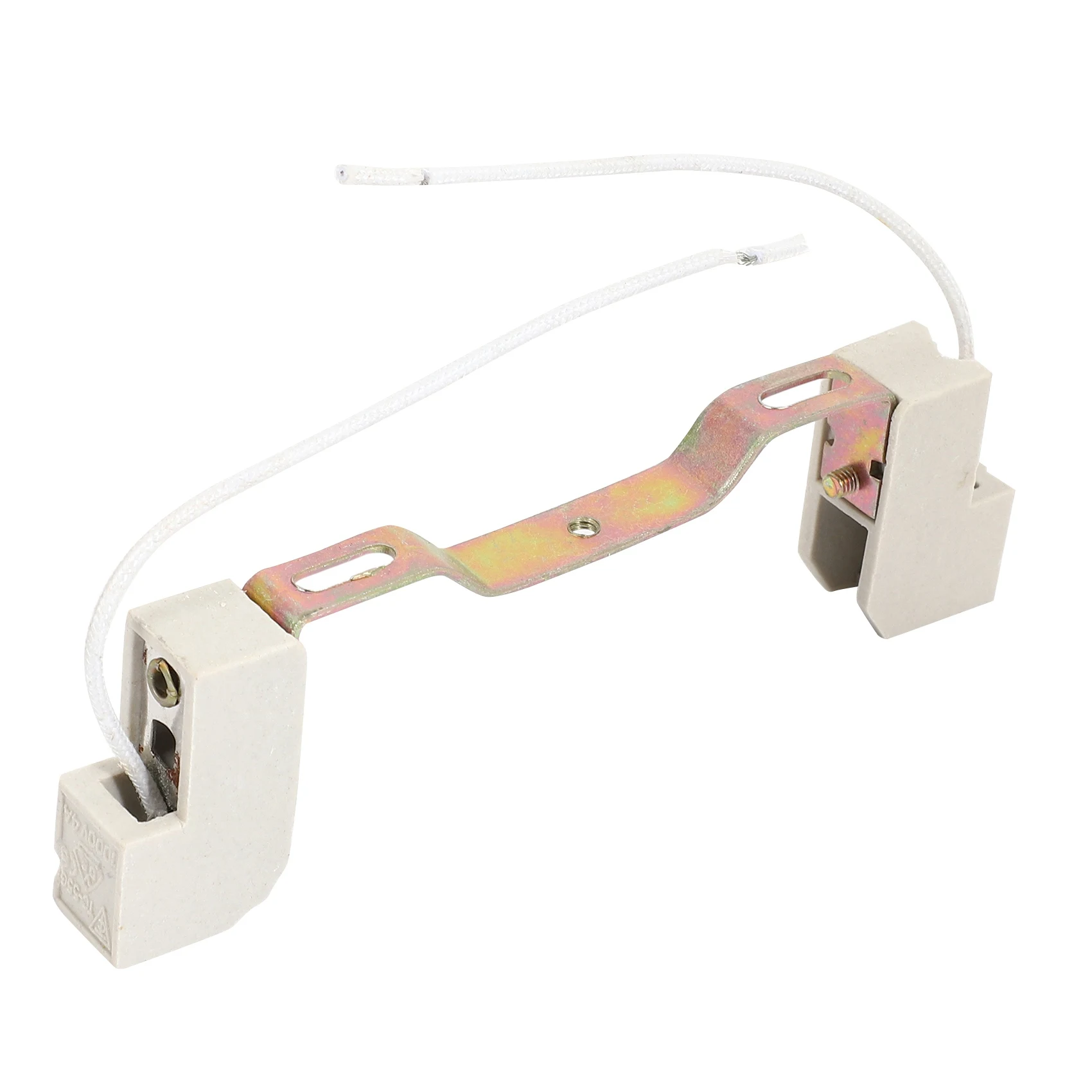 A44TR7S Bulb Socket Lamp Holder Connector Metal ceramics Handle For Flood Light, 118Mm