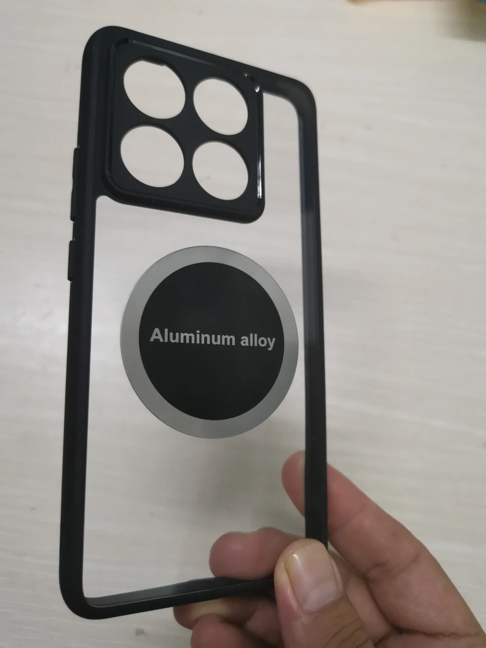 Xiaomi Mi 15T Pro用ケース ハードPC 透明 マグネット式 保護バックカバーケース Xiaomi Mi 15T Pro用スマホシェル