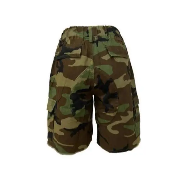 ex التمويه طباعة orts مع كيتس فضفاضة تناسب السراويل عارضة للرجال والنساء مادة PVC منتصف منخفضة الخصر مادة أخرى #5