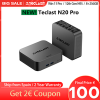 Teclast N20Pro, Mini PC, for Intel 12th Gen. N95, 8GB + 256GB, Windows 11 Pro, 400g lightweight, 15W TDP low heat, high efficiency, type C/Wi-Fi/USB/HDMI -Compatible