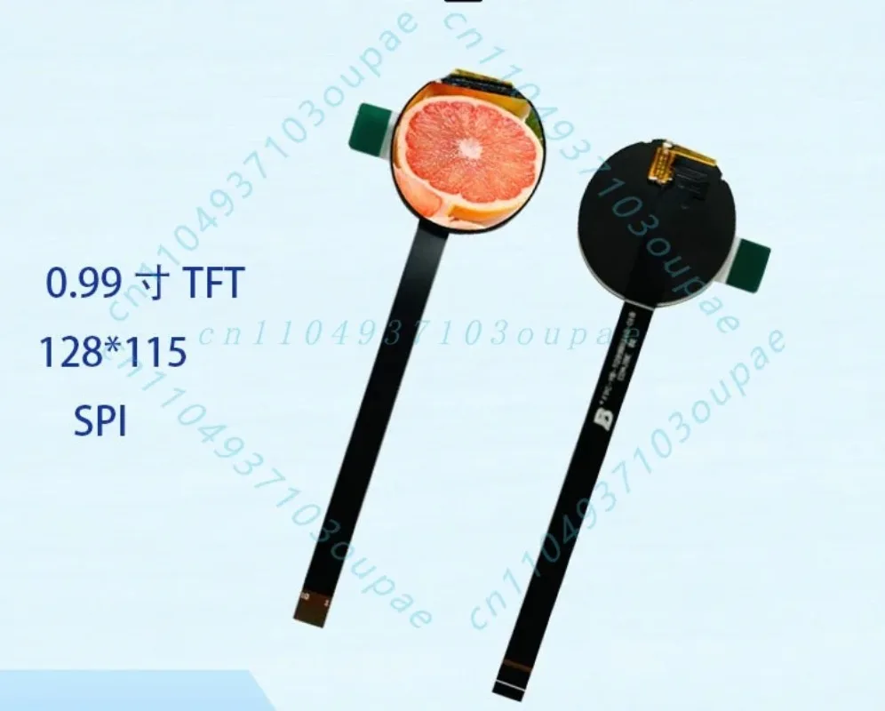 5Pcs 0.99 inch tft color round screen LCD screen 128 * 115 display LCD module