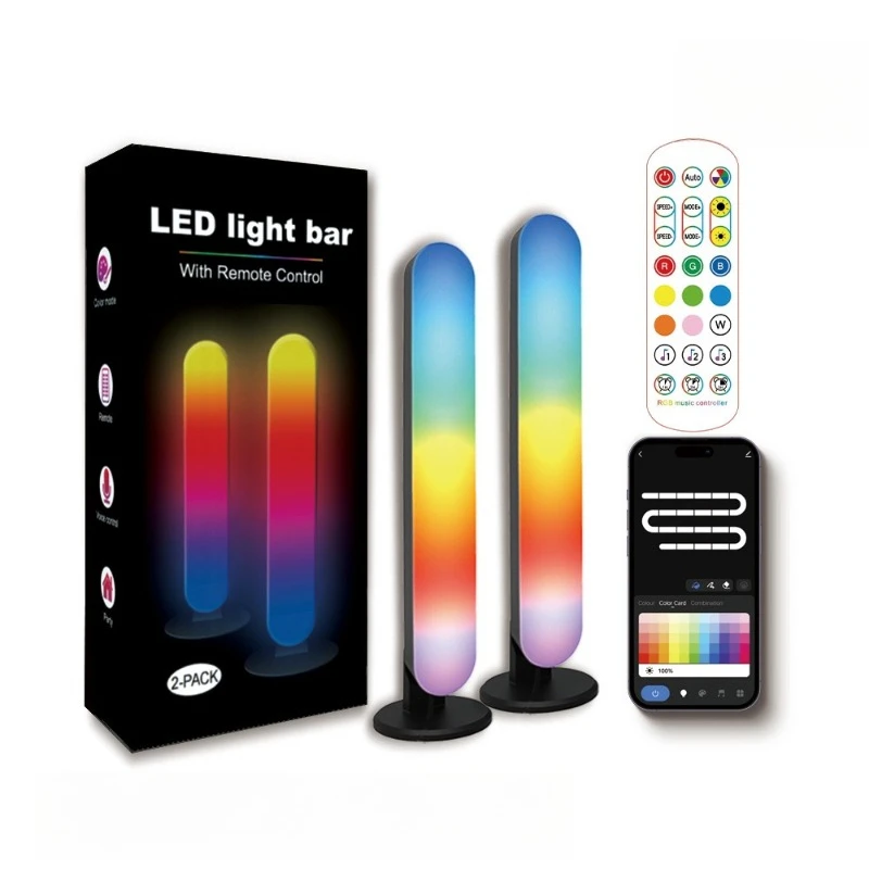 Smart graffiti WIFI desktop ambient light rgb Symphony game computer bluetooth e-sports LED music pickup light