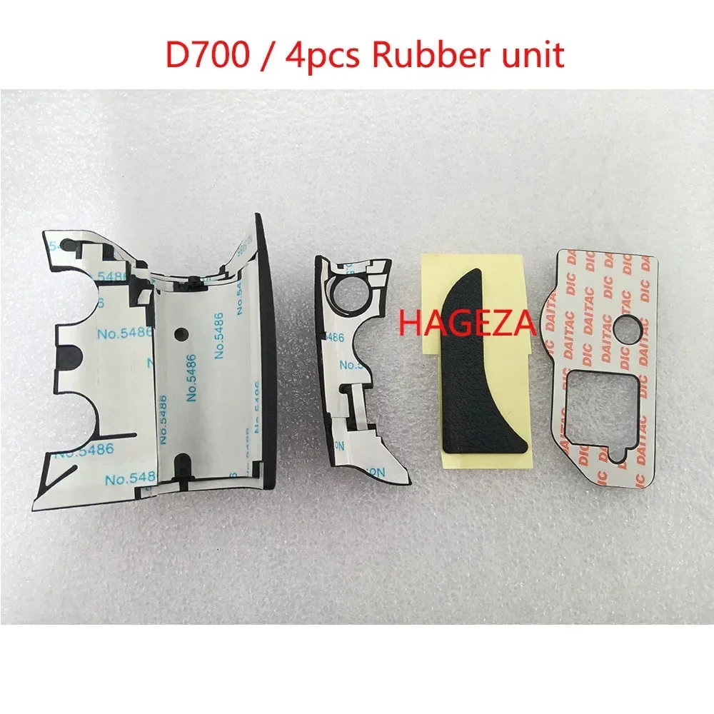 4PCS / Set Camera Parts D700 Grip Handle+FX+Thumb+Bottom Rubber Skin for Nikon D700 New Original