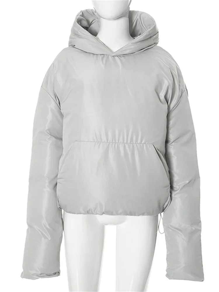 Tossy-Parkas à capuche à manches longues pour femmes, Pardessus monochrome, Manteau Patchwork, Vêtements d\'extérieur pour femmes, High Street, Hiver