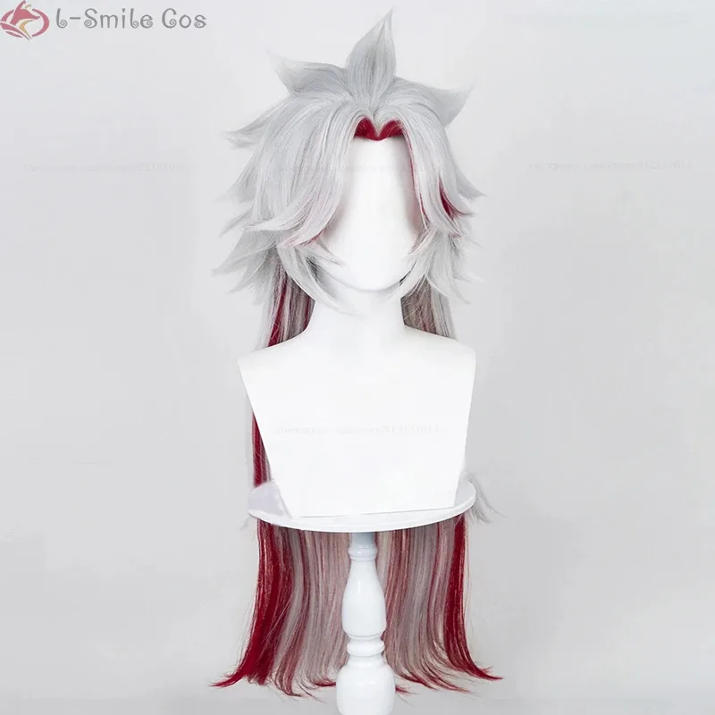 ملحق تنكري لعبة Atakiyoto بطول 80 سنتيمتر - شعر مستعار صناعي مقاوم للحرارة + قبعة شعر مستعار - لحفلة الهالوين الأنيمي #3