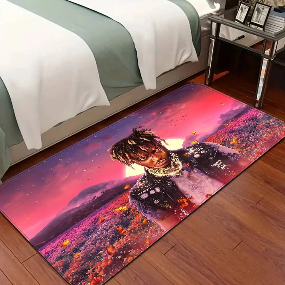 Cool Rapper J-Juice W-Wrld Hallway Carpet Washable Non-Slip Living Room Sofa Chairs Area Mat Kitchen Doormat Area Rug