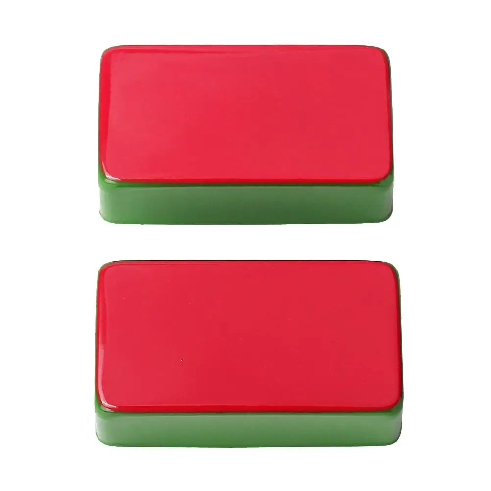 

2 pcs Electric Guitar Single Coil Sealed Brass Cover Anti Rust Dustproof Pickup Metal Cover For Style