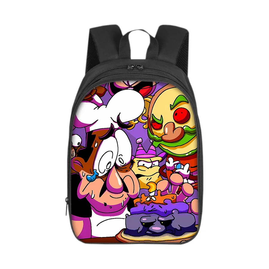 Pizza Tower Student Printed Backpack Single layer Backpack Double layer Backpacks