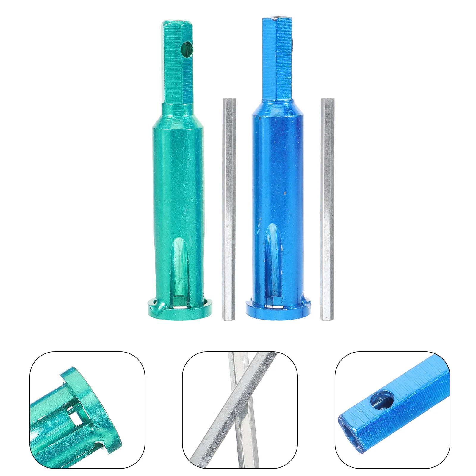 

2pcs Wire Wrapping Tool Heavy Duty Wire Stripper Bender Attachment For Power Drill Electrical Tools For Stripping Bending