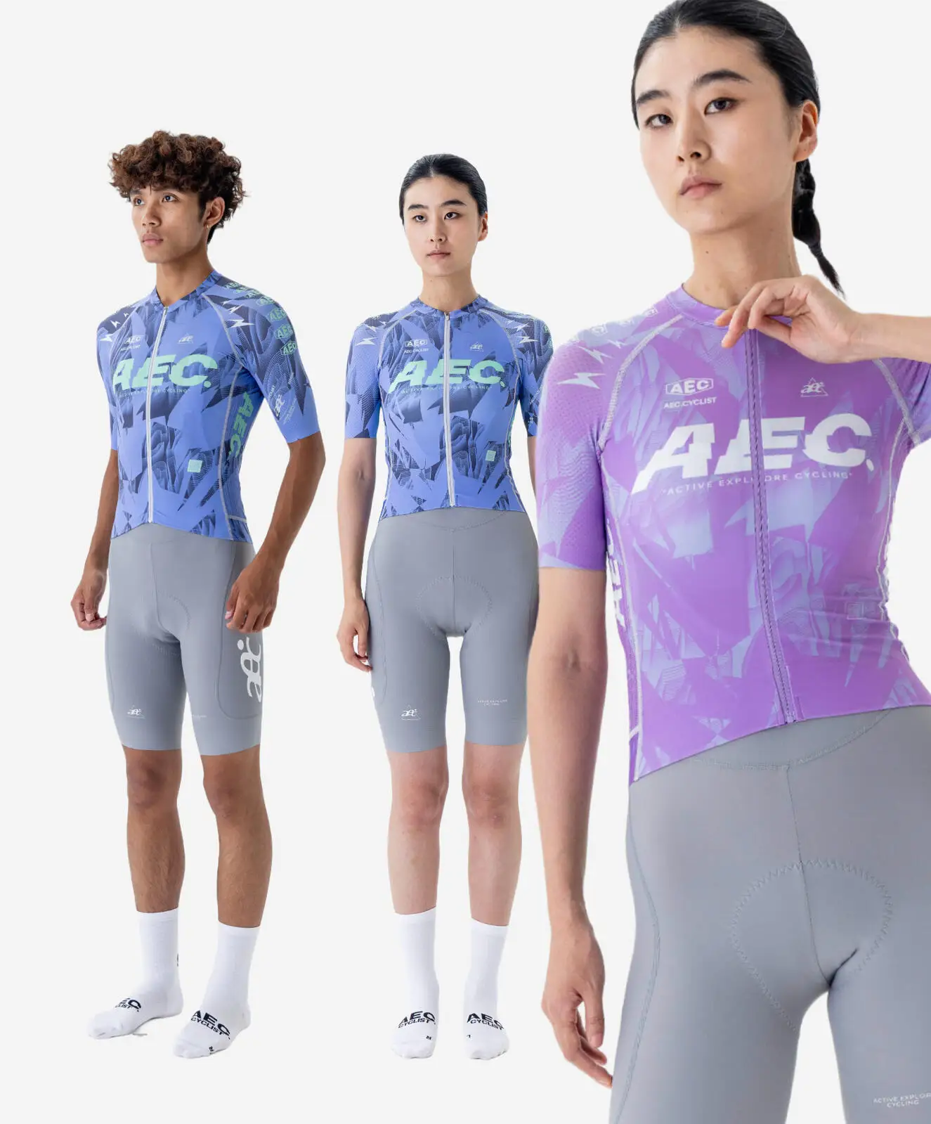 AEC.CYCLIST Herren Kurzarm-Radtrikot Leichtes Schnelltrocknendes Rennrad-Oberteil 2026 MTB Fahrrad Damen Trikot – Detail 1